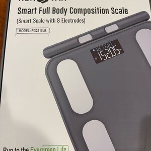 RUNSTAR Smart full Body Composition Scale with 8 electrodes model: FG2211LB